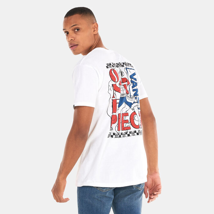 Vans Men's x One-Piece T-Shirt White Vans Men's x One-Piece T-Shirt White image number 1