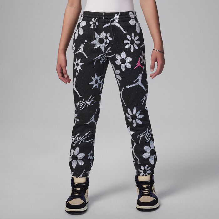 Jordan Kids' Floral Flight Pants Black image number 0