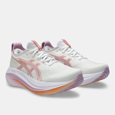 ASICS Women's GEL-NIMBUS 27 Running Shoes White