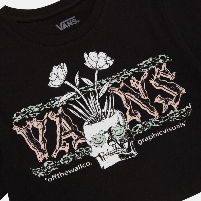Vans Women's Growing Ideas Crop Top Black image number 2