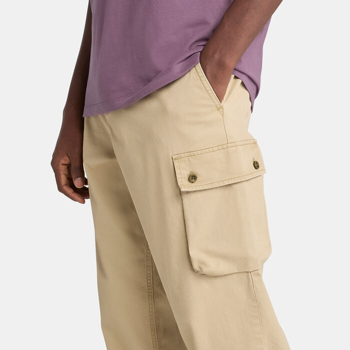 Timberland Men's Brookline Twill Cargo Pants Green Timberland Men's Brookline Twill Cargo Pants Green image number 3