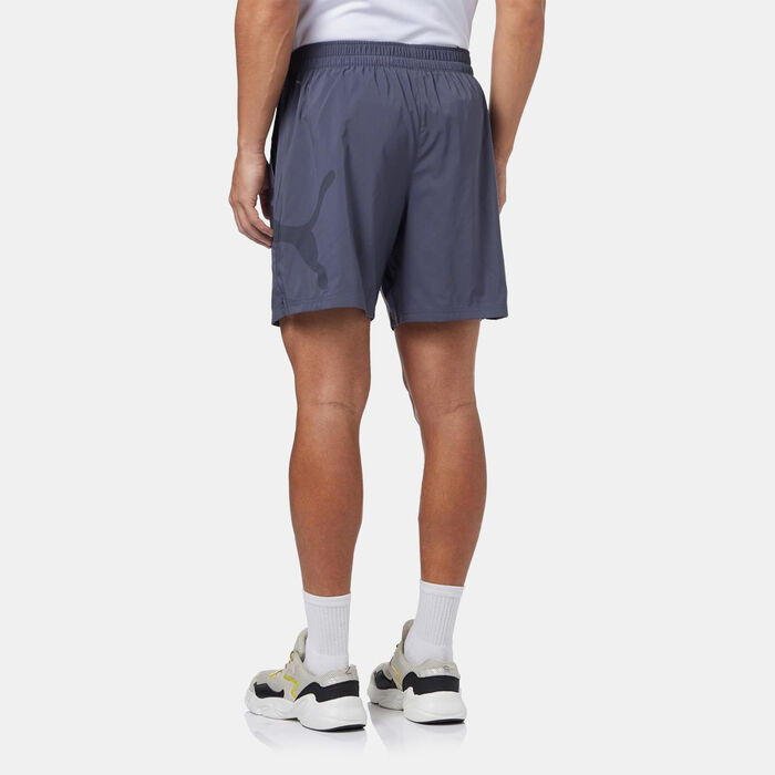 PUMA Men's Train All Day Essentials Big Logo Woven Shorts Grey image number 1
