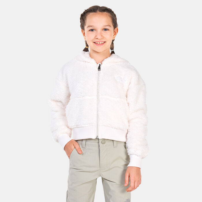 The North Face Kids’ Suave Oso Full-Zip Hooded Jacket White The North Face Kids’ Suave Oso Full-Zip Hooded Jacket White image number 0