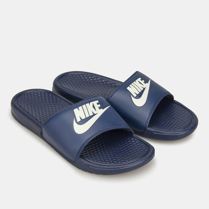 Nike Men's Benassi JDI Slides Black Nike Men's Benassi JDI Slides Black image number 1