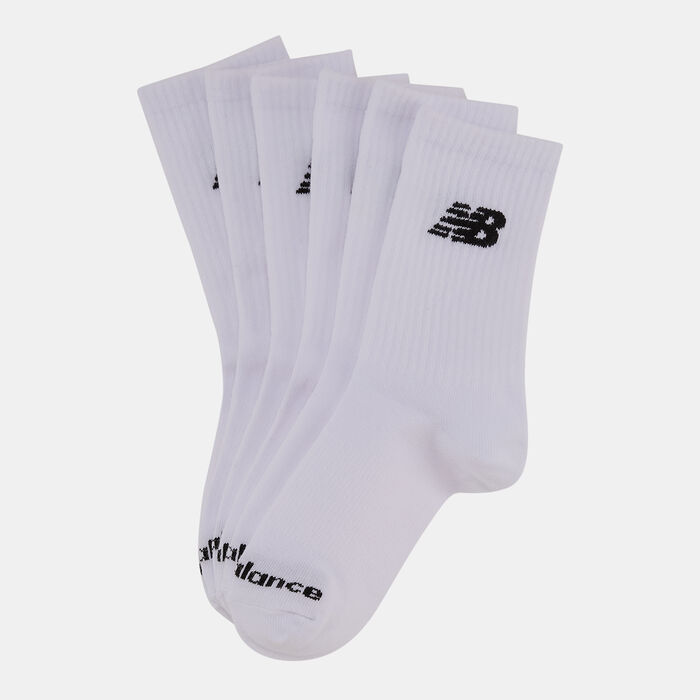 New Balance Kids' Everyday Lightweight Crew Socks (3 Pack) White New Balance Kids' Everyday Lightweight Crew Socks (3 Pack) White image number 0