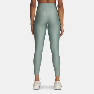 Under Armour Women's UA Tech Printed Panel Ankle Leggings Green