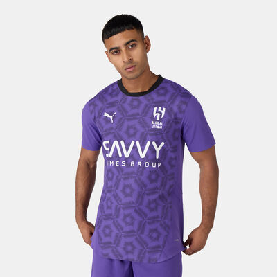 PUMA Men's Al Hilal Third Authentic Football Jersey Purple
