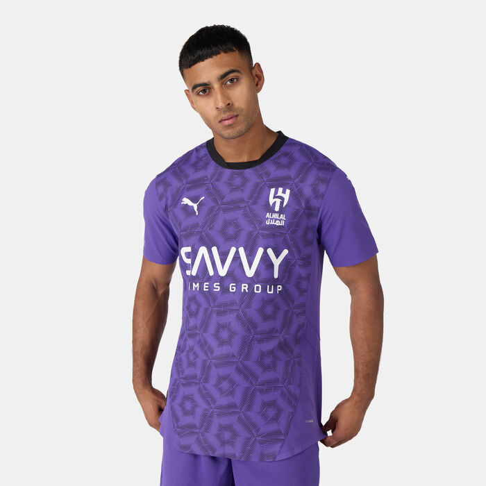PUMA Men's Al Hilal Third Authentic Football Jersey Purple PUMA Men's Al Hilal Third Authentic Football Jersey Purple image number 0