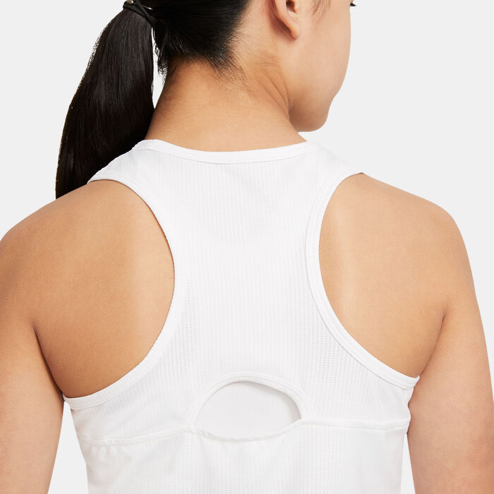 Nike Kids' Court Dri-FIT Victory Tank Top (Older Kids) White image number 3