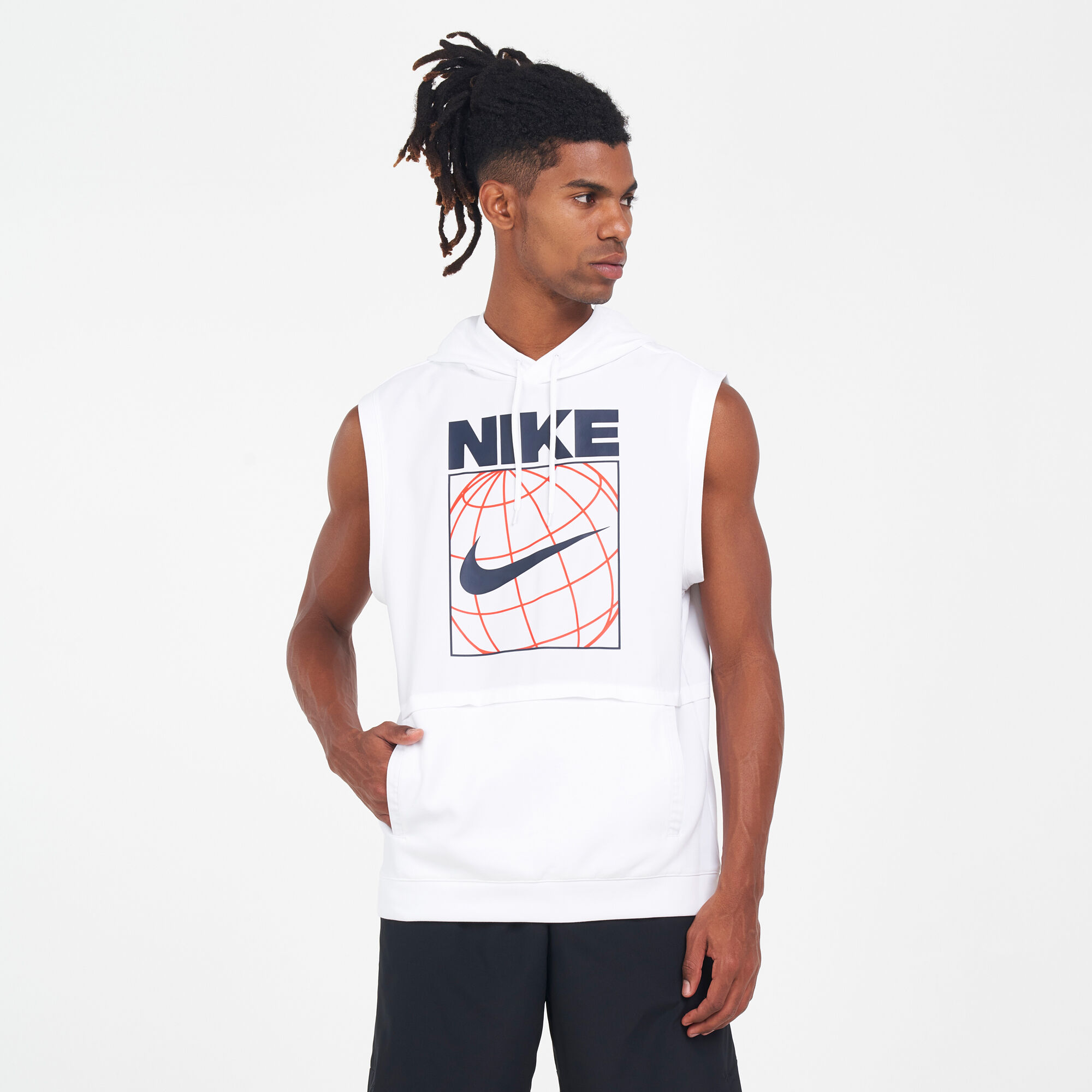 Nike hooded tank top shop