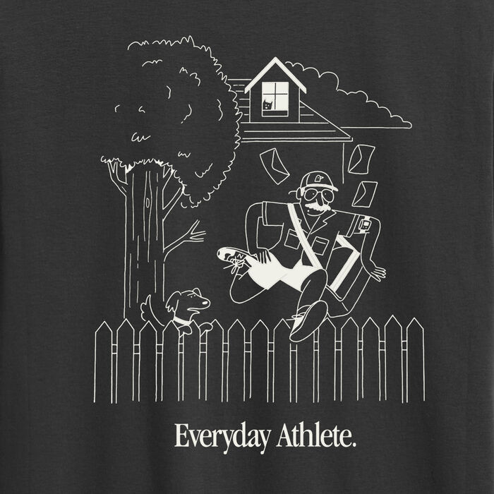 New Balance Men's Mailman T-Shirt Black image number 2