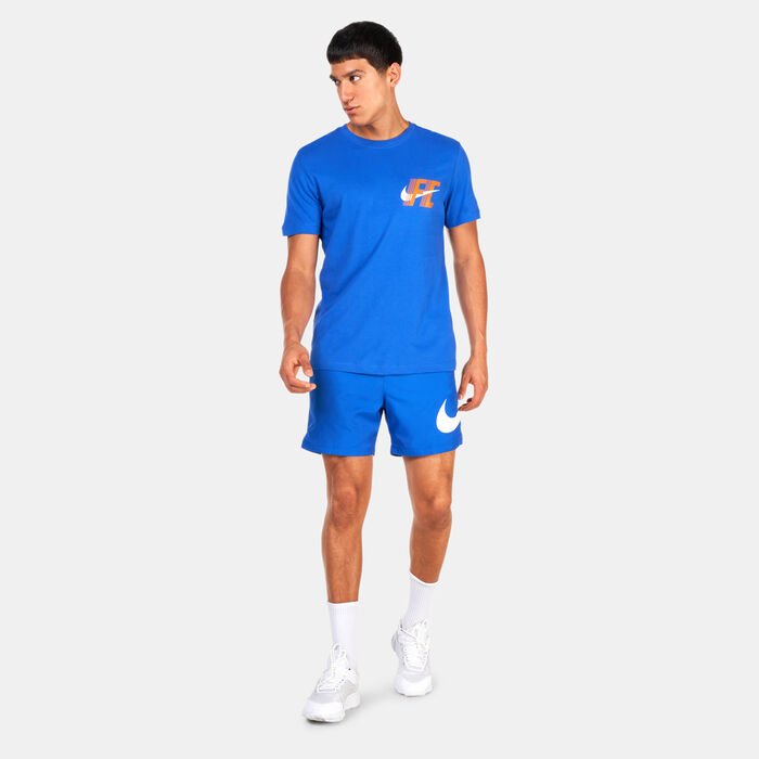 Nike Men's Sportswear Woven Shorts Blue image number 2