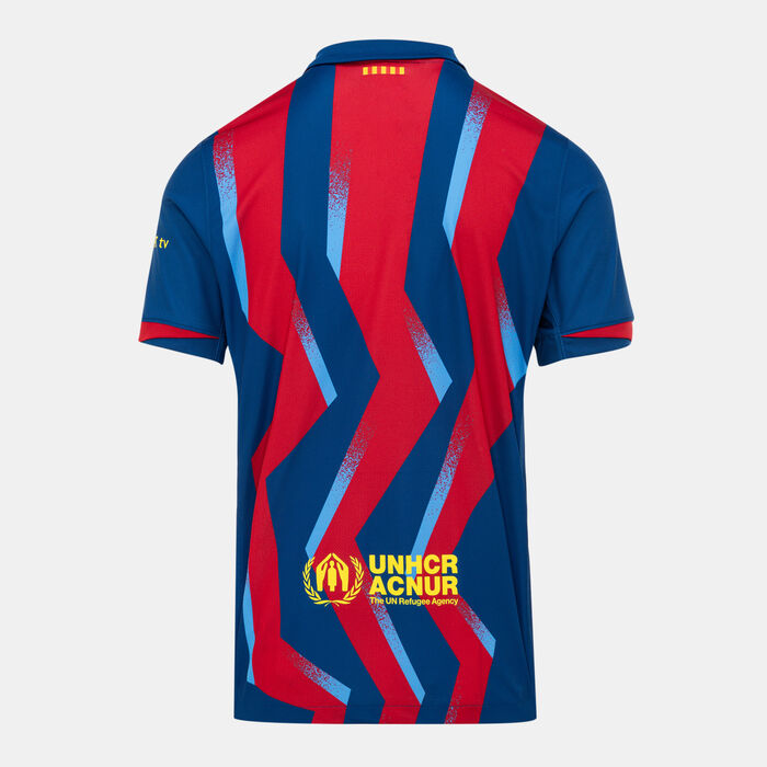 Nike Men's FC Barcelona 25/26 Fourth Replica Football Jersey Blue image number 2