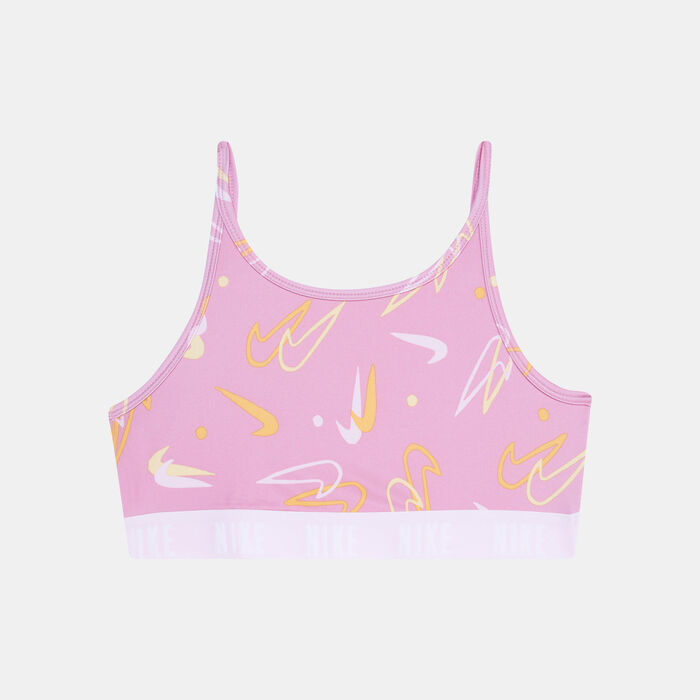 Nike Kids' Dri-FIT Trophy Sports Bra (Older Kids) Pink image number 0