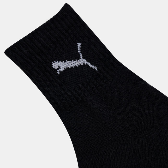 PUMA Short Crew Socks (3 Pack) Black PUMA Short Crew Socks (3 Pack) Black image number 2