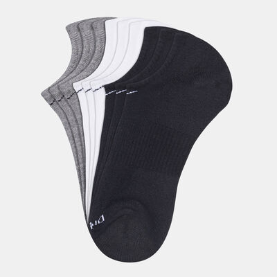 Nike Men’s Everyday Plus Cushioned No-Show Socks (6 Pack) White Nike Men’s Everyday Plus Cushioned No-Show Socks (6 Pack) White
