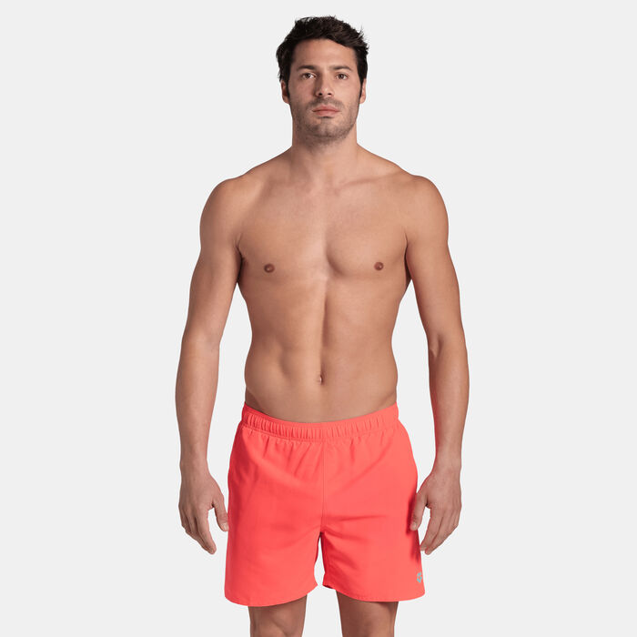 Arena Men's Fundamentals Boxer Swimming Shorts Red image number 0