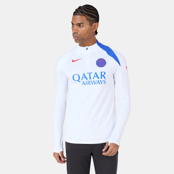 Nike Men's Paris Saint-Germain Dri-FIT Strike Drill Football Top White Nike Men's Paris Saint-Germain Dri-FIT Strike Drill Football Top White image number 0