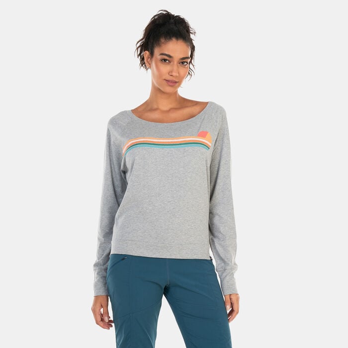 prAna Women's Organic Graphic T-Shirt Grey image number 0
