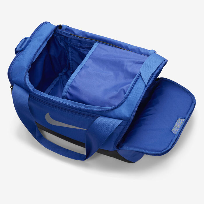 Nike Brasilia 9.5 Training Duffel Bag (Extra-Small) Blue Nike Brasilia 9.5 Training Duffel Bag (Extra-Small) Blue image number 5