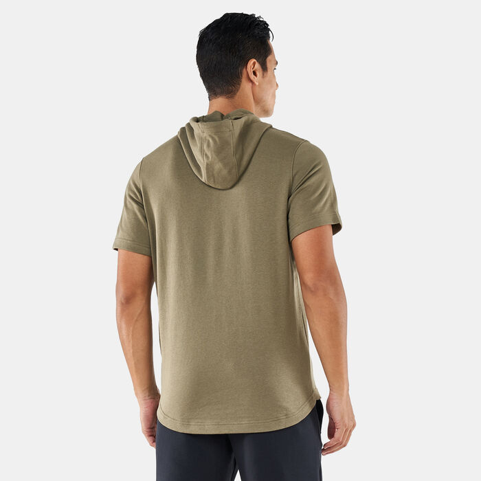 Under Armour Men's UA Rival Terry LC Hoodie Green Under Armour Men's UA Rival Terry LC Hoodie Green image number 1