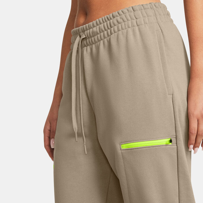 Under Armour Women's Project Rock Graphic Sweatpants Brown image number 3