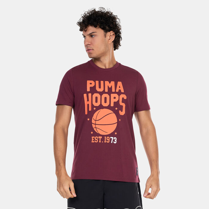PUMA Men's BLUEPRINT Basketball T-Shirt Red PUMA Men's BLUEPRINT Basketball T-Shirt Red image number 0