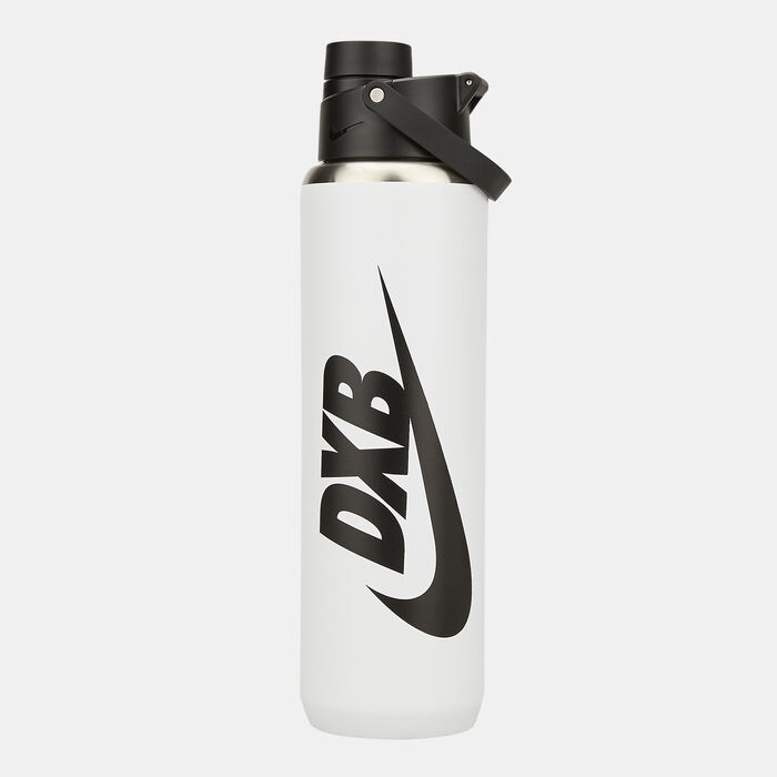 Nike Hypercharge Chug Water Bottle White Nike Hypercharge Chug Water Bottle White image number 0