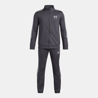 Under Armour Kids' Icon Knit Tracksuit Grey