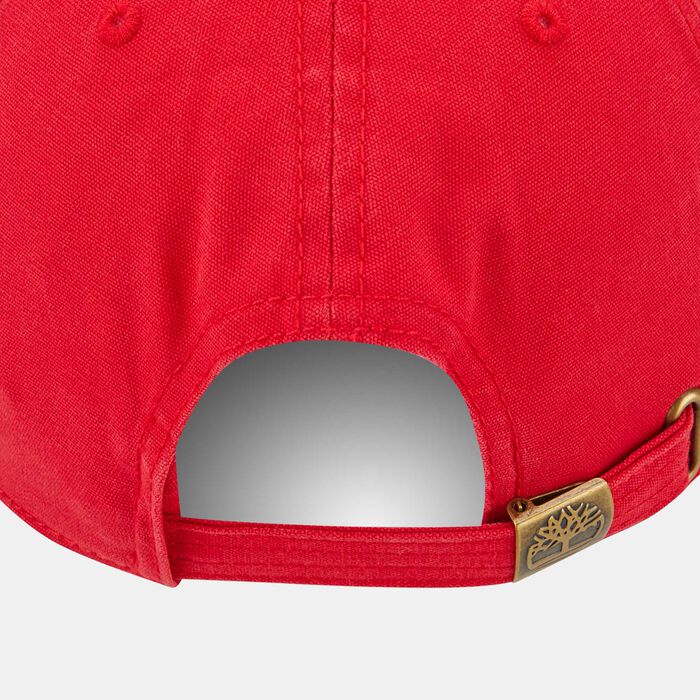 Timberland Men's Cotton Canvas Cap Red Timberland Men's Cotton Canvas Cap Red image number 1