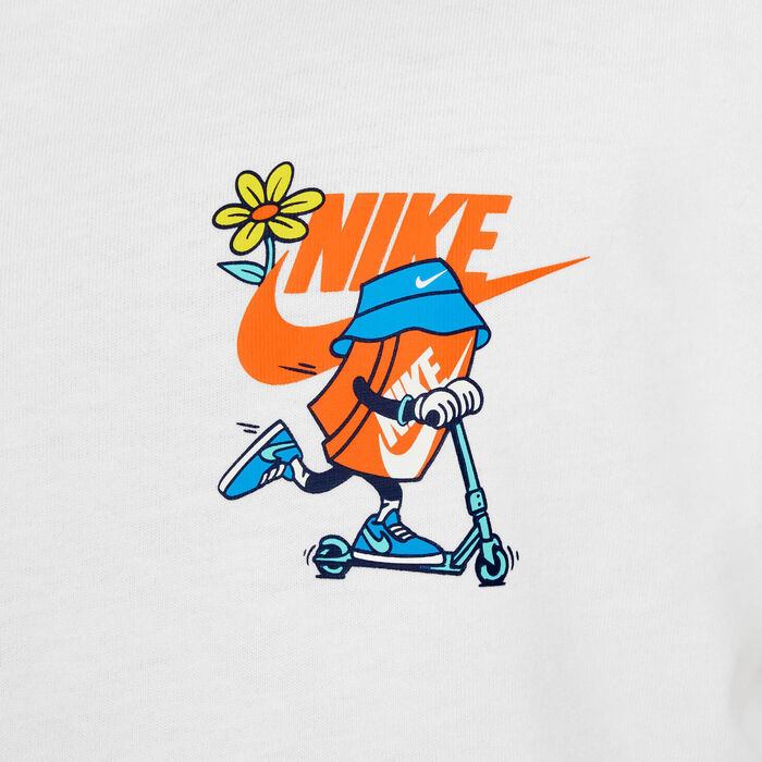 Nike Kids' Sportswear T-Shirt White Nike Kids' Sportswear T-Shirt White image number 4