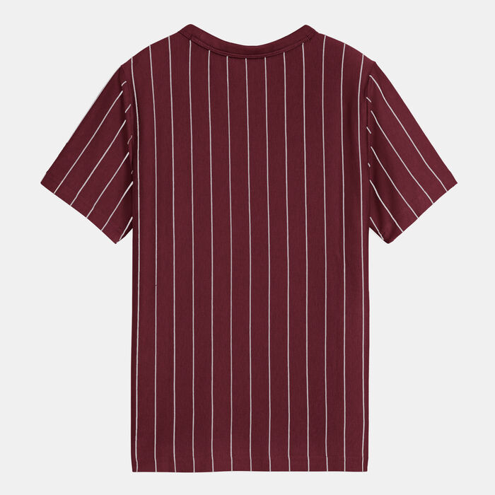 PUMA Men's Class Striped T-Shirt Red PUMA Men's Class Striped T-Shirt Red image number 1