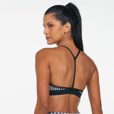Nike Women's Dri-FIT Indy Icon Clash Sports Bra Black Nike Women's Dri-FIT Indy Icon Clash Sports Bra Black