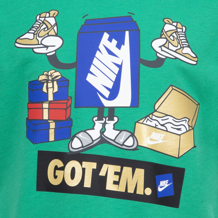 Nike Kids' Boxy Got 'Em T-Shirt Green image number 2