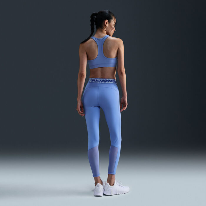 Nike Women's Pro Graphic 7/8 Leggings Blue image number 1