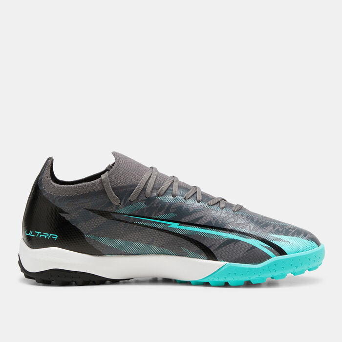PUMA Men's ULTRA MATCH RUSH Turf Ground Football Shoes Grey PUMA Men's ULTRA MATCH RUSH Turf Ground Football Shoes Grey image number 2
