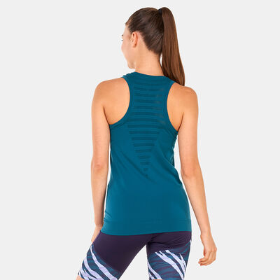 ASICS Women's Seamless Racer Back Tank Top Green