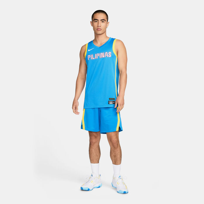 Nike Men's Team Phillipines Limited Road Basketball Jersey Blue Nike Men's Team Phillipines Limited Road Basketball Jersey Blue image number 2
