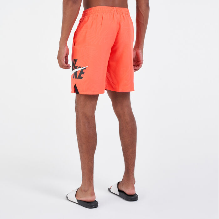 Nike Swim Men's 9-Inch Volley Shorts Red Nike Swim Men's 9-Inch Volley Shorts Red image number 1