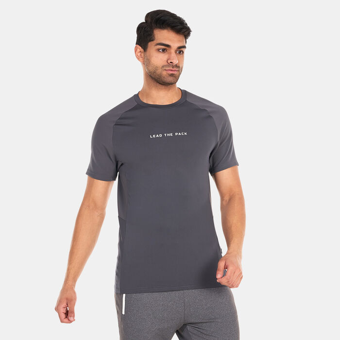 SQUATWOLF Men's Statement Tech Training T-Shirt Grey SQUATWOLF Men's Statement Tech Training T-Shirt Grey image number 0