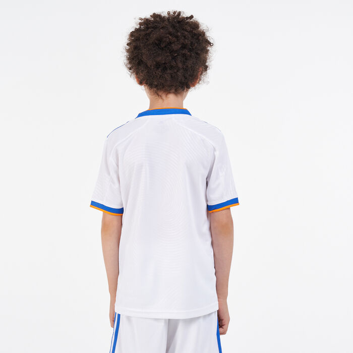 adidas Kids' Real Madrid Home Jersey - 2021/22 adidas Kids' Real Madrid Home Jersey - 2021/22 image number 1