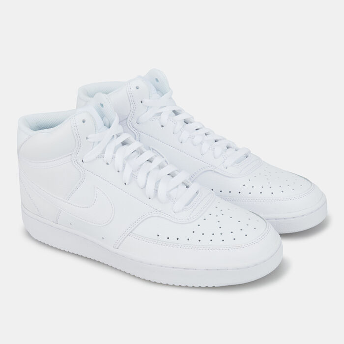 Nike Women's Court Vision Mid Shoes White Nike Women's Court Vision Mid Shoes White image number 1