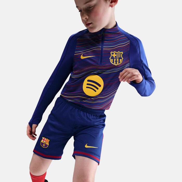 Nike Kids' FC Barcelona 25/26 Home Replica Football Shorts Blue Nike Kids' FC Barcelona 25/26 Home Replica Football Shorts Blue image number 2