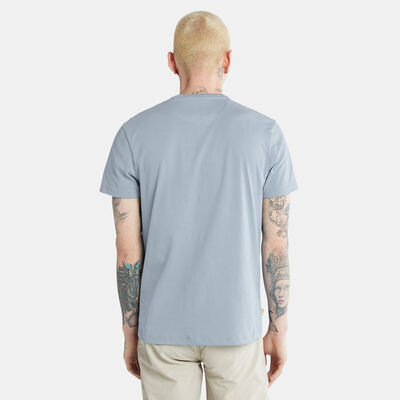 Timberland Men's Dunstan River Jersey Crew Slim T-Shirt Blue Timberland Men's Dunstan River Jersey Crew Slim T-Shirt Blue