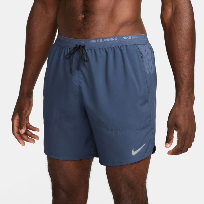 Nike Men's Stride Dri-FIT Running Shorts Blue Nike Men's Stride Dri-FIT Running Shorts Blue image number 3