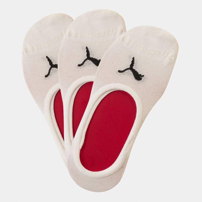 PUMA Men's Footie Socks (3 Pack) White PUMA Men's Footie Socks (3 Pack) White image number 0