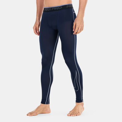 Nike Men’s Pro Dri-FIT Tights Blue Nike Men’s Pro Dri-FIT Tights Blue