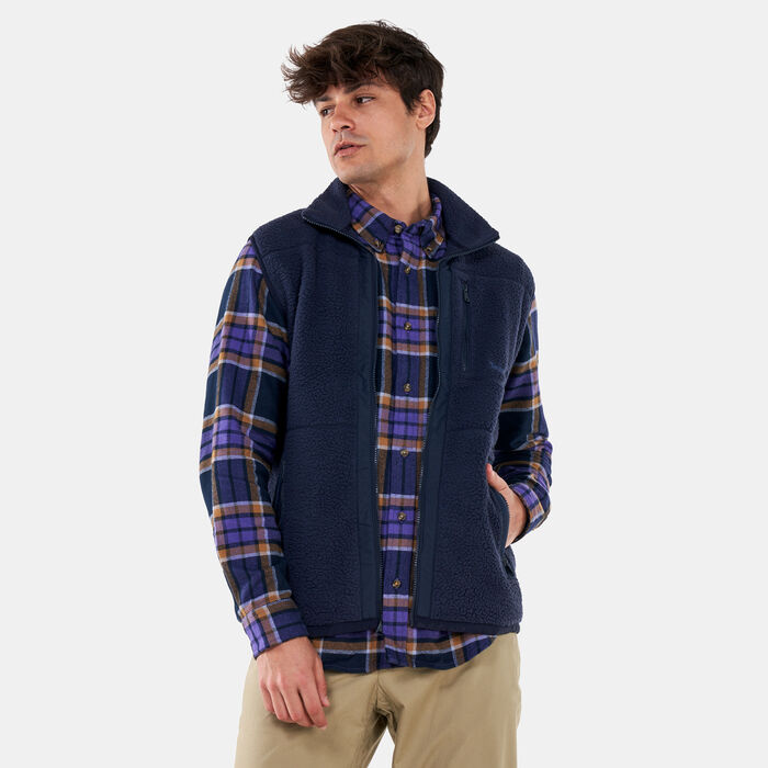 Timberland Men's Sherpa Fleece Vest Blue Timberland Men's Sherpa Fleece Vest Blue image number 0