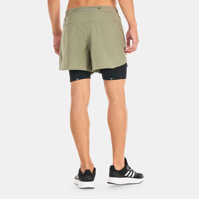 adidas Men's Designed 4 Running 2-In-1 Shorts Brown