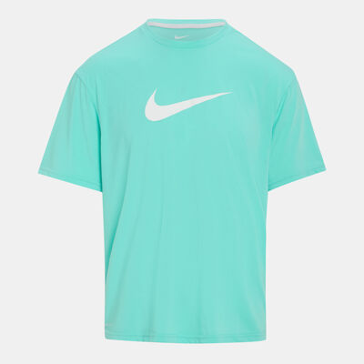 Nike Swim Men's Hydroguard Swimming Top Blue